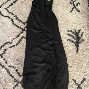 Lulu's Spaghetti Strap Black Dress
